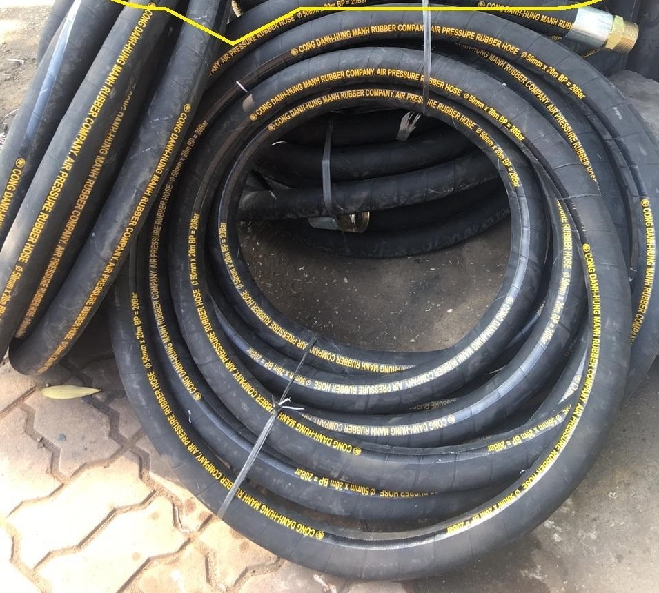 ỐNG CAO SU BỐ VẢI PHI 50