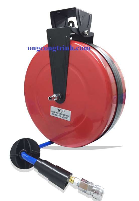 CUỘN DÂY HƠI TỰ RÚT 15M TOP 8mmx12mm vỏ sắt