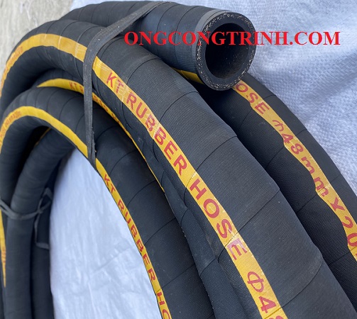 ống cao su bố vải phi 48