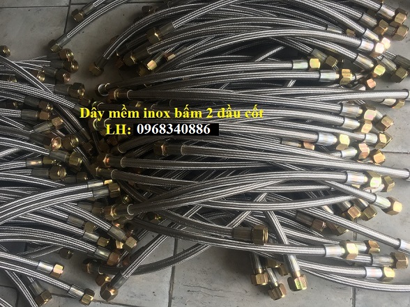 ống mềm teflon bọc inox