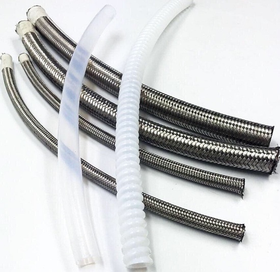 ống mềm teflon bọc inox