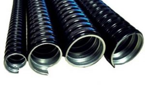 Ống ruột gà lõi thép bọc nhựa PVC Ø38